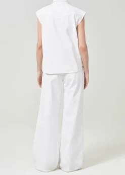 Shop AGOLDE Evan Shirt In Milkshake