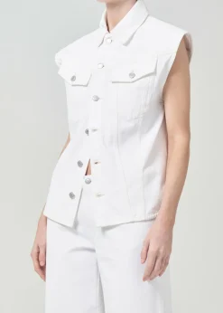 Shop AGOLDE Evan Shirt In Milkshake
