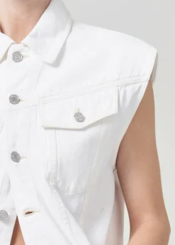 Shop AGOLDE Evan Shirt In Milkshake