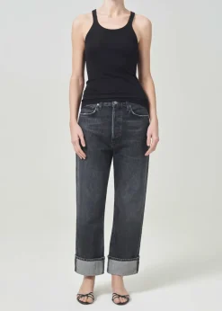 Best Sale AGOLDE Fran Low Slung Straight In Ditch