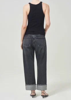 Best Sale AGOLDE Fran Low Slung Straight In Ditch