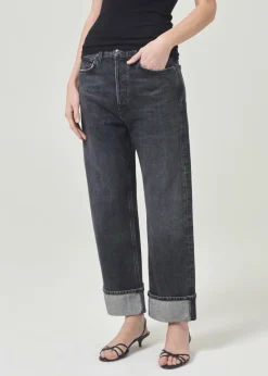 Best Sale AGOLDE Fran Low Slung Straight In Ditch