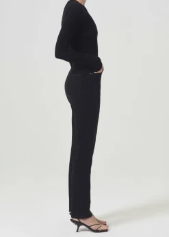 New AGOLDE Freya High Rise Slim (Stretch) In Hush