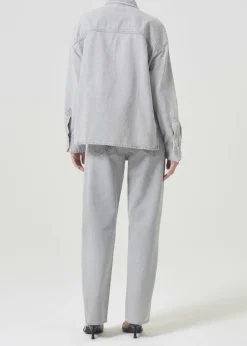 Flash Sale AGOLDE Gwen Slice Shirt In Rain