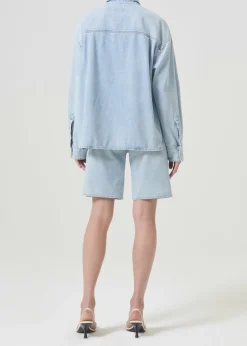 New AGOLDE Gwen Slice Shirt In Tension