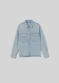 New AGOLDE Gwen Slice Shirt In Tension