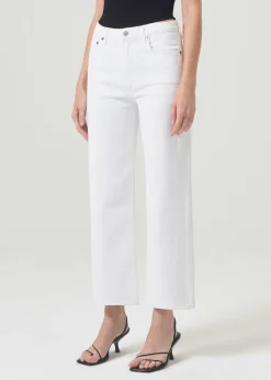 Store AGOLDE Harper Crop Jean In Sour Cream