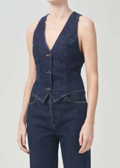 New AGOLDE Heller Vest In Polished
