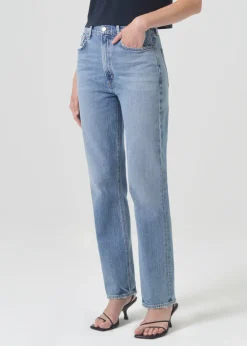 Outlet AGOLDE High Rise Stovepipe (Stretch) In Quiver