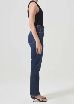 Fashion AGOLDE High Rise Stovepipe (Stretch) In Discord