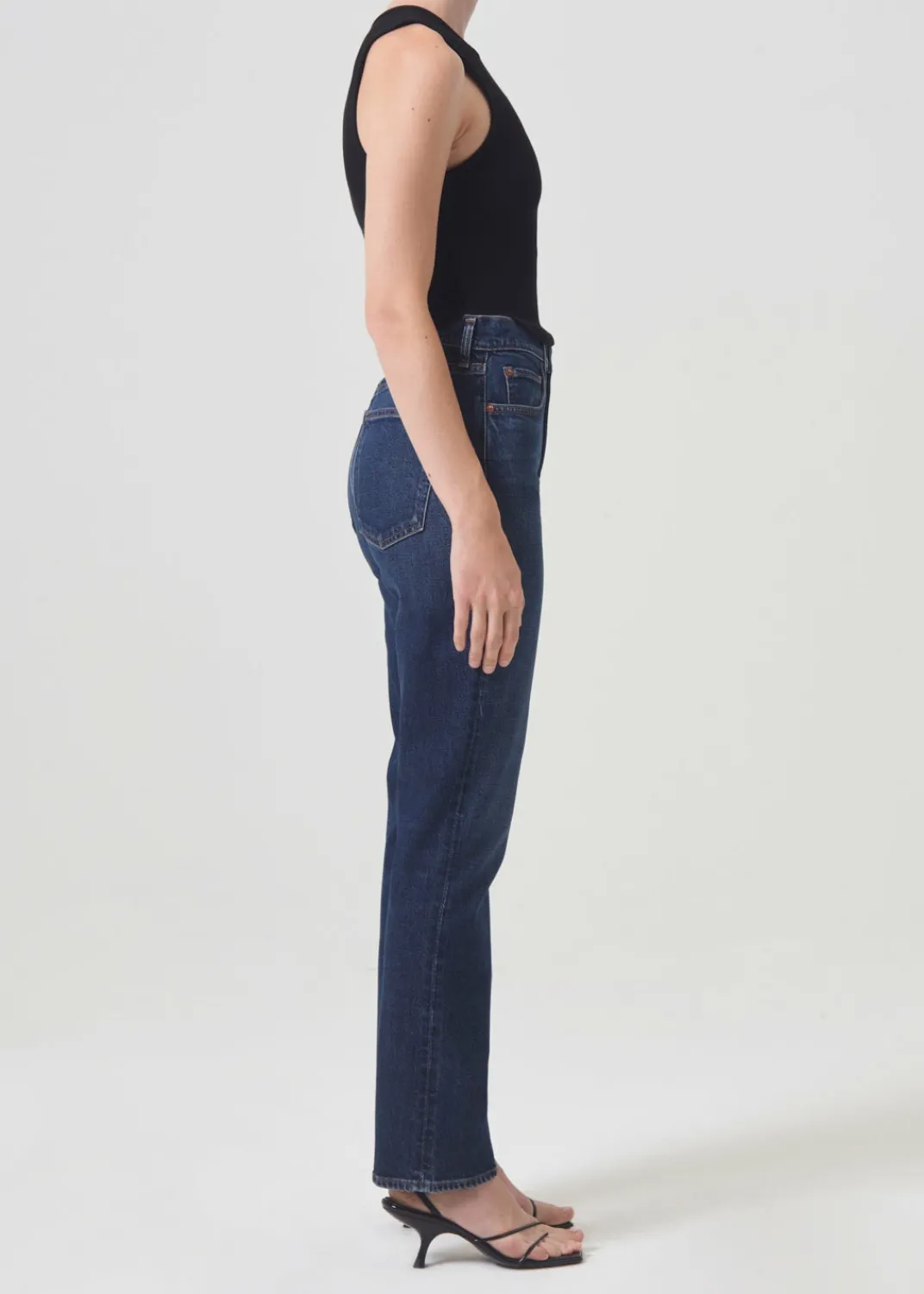 Fashion AGOLDE High Rise Stovepipe (Stretch) In Discord