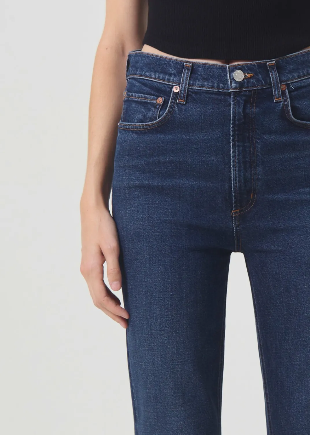 Fashion AGOLDE High Rise Stovepipe (Stretch) In Discord