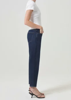 New AGOLDE Kye Mid Rise Straight Crop (Stretch) In Song