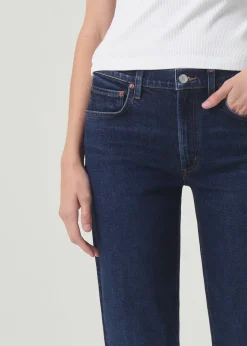 New AGOLDE Kye Mid Rise Straight Crop (Stretch) In Song