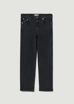 Store AGOLDE Kye Mid Rise Straight Crop (Stretch) In Pepper