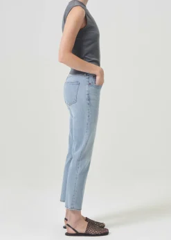 Online AGOLDE Kye Mid Rise Straight Crop (Stretch) In Diversion