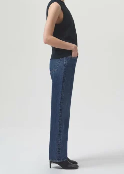 Sale AGOLDE Lana Mid Rise Straight In Sphere