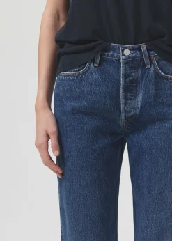 Sale AGOLDE Lana Mid Rise Straight In Sphere