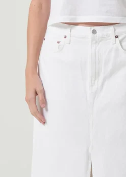 Sale AGOLDE Leif Skirt In Milkshake