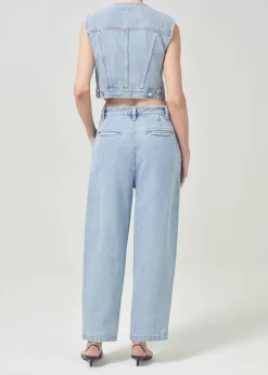 Sale AGOLDE Leo Vest In Fray