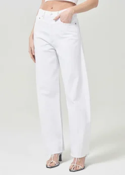 Clearance AGOLDE Luna High Rise Pieced Taper In Element