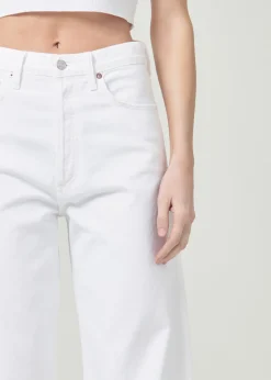 Clearance AGOLDE Luna High Rise Pieced Taper In Element