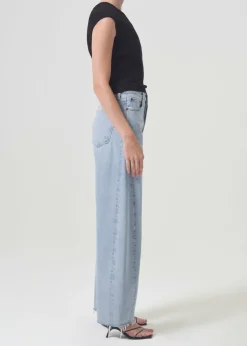 Fashion AGOLDE Luna High Rise Pieced Taper In Void