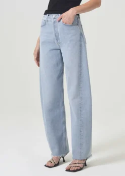 Fashion AGOLDE Luna High Rise Pieced Taper In Void