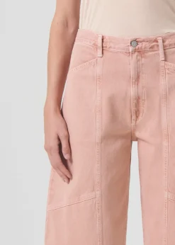 Fashion AGOLDE Mara Jean In Pink Salt