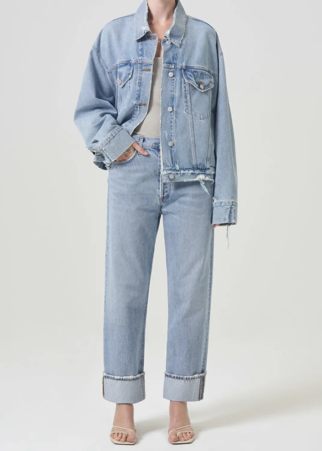 Best AGOLDE Martika Jacket In Fray