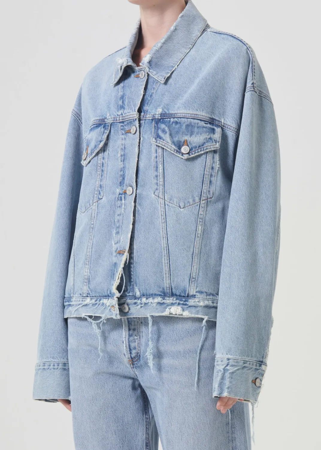 Best AGOLDE Martika Jacket In Fray