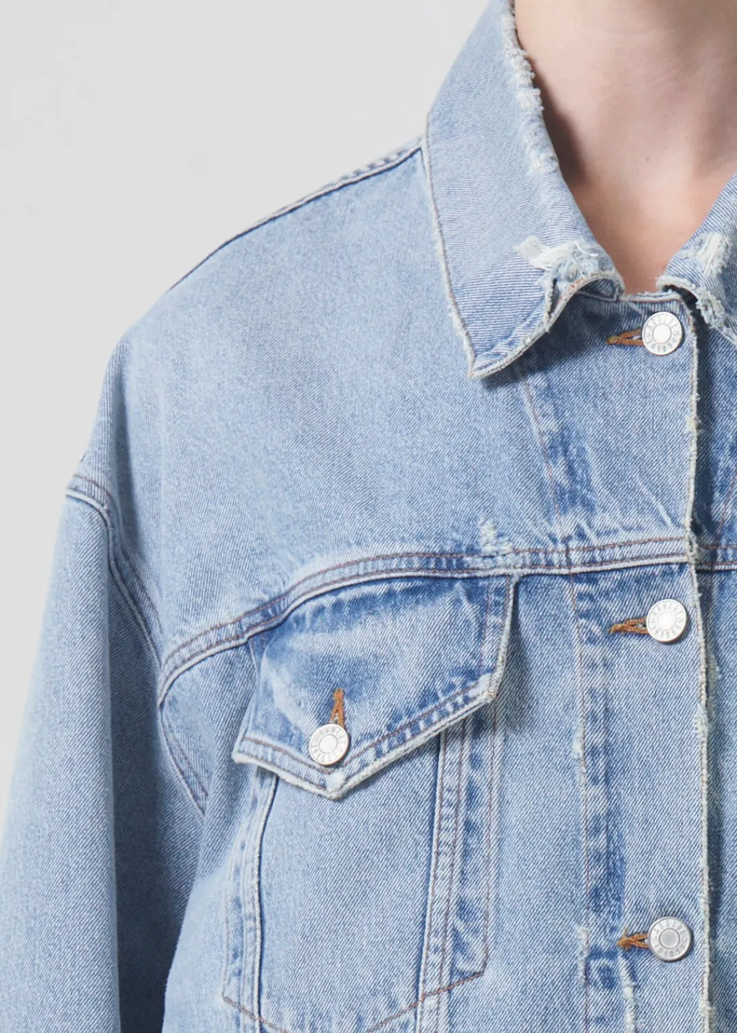 Best AGOLDE Martika Jacket In Fray
