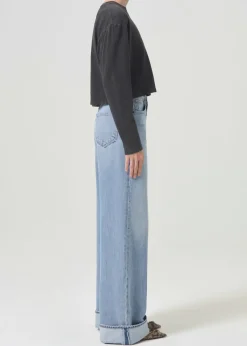 Cheap AGOLDE Mason Crop Tee In Fracture