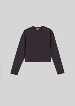 Cheap AGOLDE Mason Crop Tee In Fracture