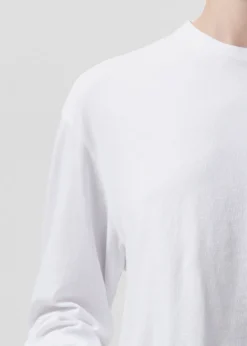 Cheap AGOLDE Mason Crop Tee In White