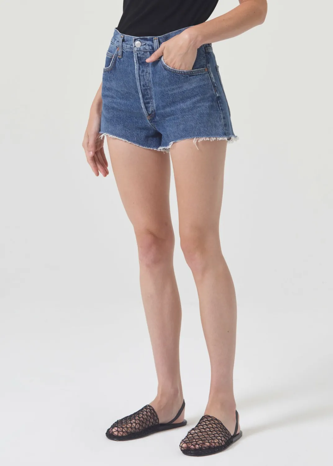 Hot AGOLDE Mila Vintage High Rise Short In Enamour