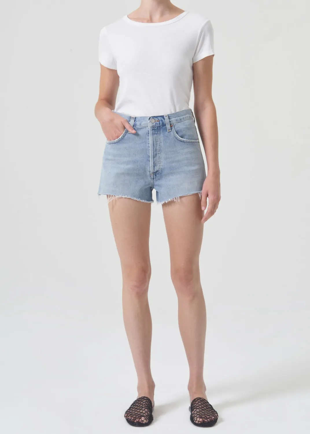 Discount AGOLDE Mila Vintage High Rise Short In Hazard