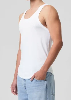 Cheap AGOLDE Morris Tank In White