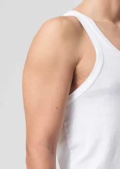 Cheap AGOLDE Morris Tank In White