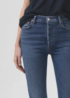 Fashion AGOLDE Nico High Rise Slim Fit (Stretch) In Limit
