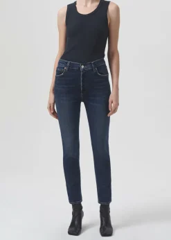 Store AGOLDE Nico High Rise Slim Fit (Stretch) In Ovation