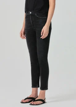 Best Sale AGOLDE Nico High Rise Slim Fit (Stretch) In Hotline