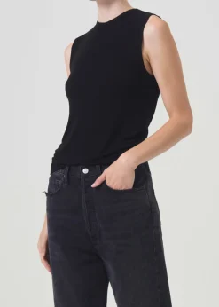 New AGOLDE Nikita Tee In Black