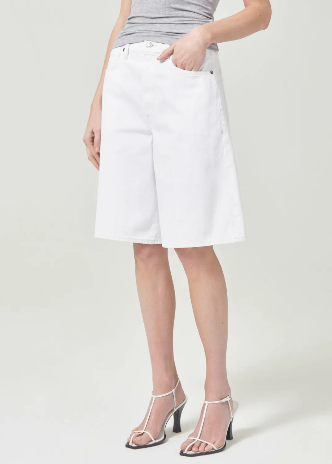 Clearance AGOLDE Nolan Short In Milkshake
