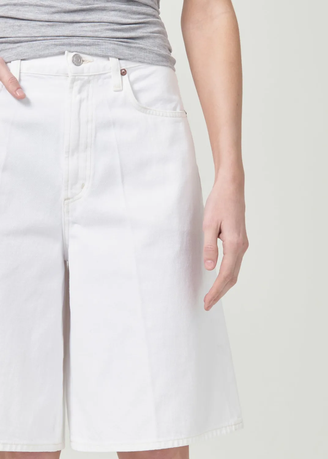 Clearance AGOLDE Nolan Short In Milkshake