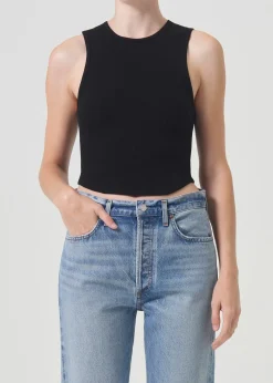 Best Sale AGOLDE Nova Tank In Black