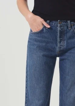 Best Sale AGOLDE Parker Long Jean In Placebo