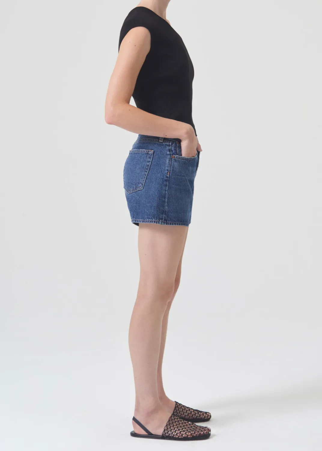 Clearance AGOLDE Parker Long Short In Enamour