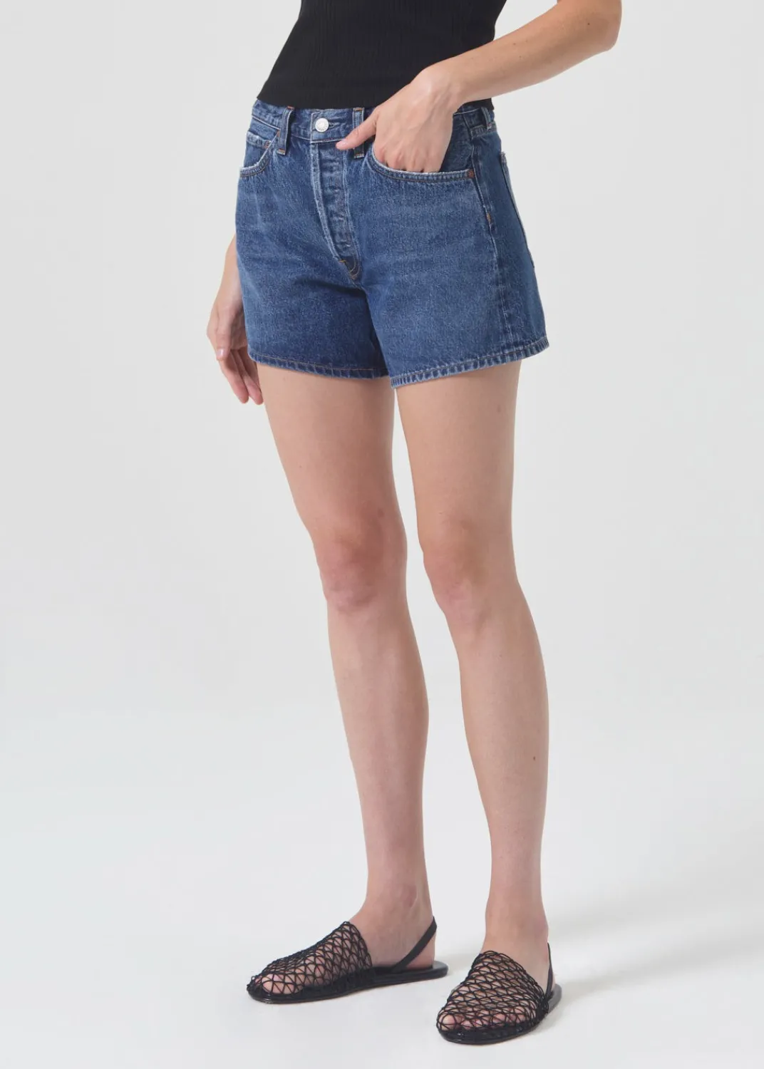 Clearance AGOLDE Parker Long Short In Enamour