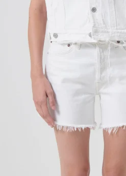Discount AGOLDE Parker Long Short In Panna Cotta